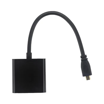 Micro-HDMI ל-VGA מתאם כבל וידאו 1080P ממיר אודיו ג ' ק USB כבל חשמל עבור ה-Xbox המצלמה Pi פטל 4