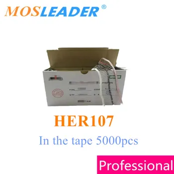 Mosleader HER107 DO41 5000PCS את הקלטת 1A 800V מטבל תוצרת סין באיכות גבוהה