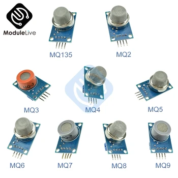 MQ135 MQ-135 MQ2 MQ3 MQ4 MQ5 MQ6 MQ7 MQ8 MQ9 עשן נוזלי גז מתאן חיישן מודול עבור Arduino Diy Starter Kit