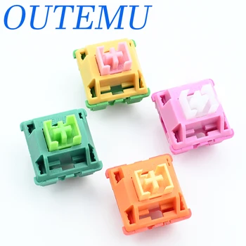 Outemu מתגים מכאניים מקלדת מתג מסוכך ארבע עונות הסדרה 3Pin ליניארי מישוש הלחצן מותאם אישית משחקים DIY MX מתגים