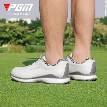 PGM גולף נעלי גברים עמיד למים לנשימה נעלי גולף זכר מסתובב שרוכי נעל ספורט נעלי החלקה נעלי ספורט XZ262