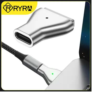 RYRA USB C כדי Magsafe 2 מגנטי טעינה מתאם משטרת טעינה מהירה מתאם עבור ה-Macbook Pro טלפון נייד אביזרים ממירים