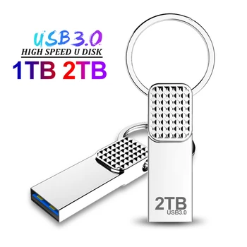 Usb 3.0 Pendrive 1TB מהירות גבוהה עט כונן 2TB מתכת עמיד למים השתלמות Usb כונני פלאש 512GB TYPE-C Memoria מקל Usb 2023 חדש