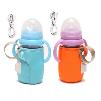 USB בקבוק חם נייד חלב נסיעות כוס חמה חימום התינוק, האכלה בבקבוק תיק אחסון כיסוי