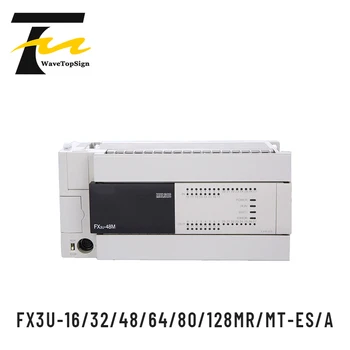 Wavetopsign המקורי PLC לתכנות בקר FX3U-16MR/הר FX3U-32MR/הר FX3U-48MR/הר FX3U-64MR/הר FX3U-80 FX3U-128MR/הר-ES/A
