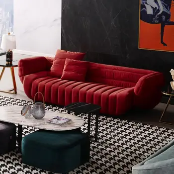 Xxl מתיחה מיטת ספה כורסת קטיפה עיצוב מודרני איטלקי יוקרה הכיסא טרקלין הספה עץ הרגליים סלון ריהוט חדר שינה עיצוב