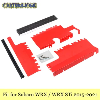 אביזרי רכב מתאים סובארו WRX/WRX STi 2015-2021 אלומיניום רדיאטור קירור לוחית לוח ערכת הכיסוי/ מעטה החלפת סט 1