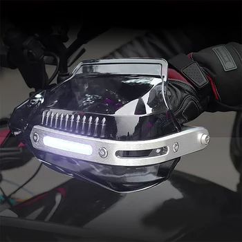 אופנוע Handguards אורות LED יד מגן אביזרים קוואסאקי Zr7 הנינג ' ה 400 Vn 1500 Z650 2021 וולקן S 650 Z900 2021
