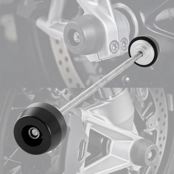אופנוע ציר קדמי מחוונים גלגל התרסקות מגן עבור BMW RnineT 2019-2021 R1200R 2014-2017