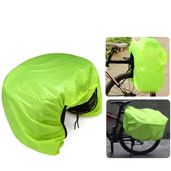 אופניים Pannier שקית כיסוי גשם משקל אטים לגשם אופני זנב אחורי מטען מכסה רכיבה על אופניים אוכף אביזרים Dropship