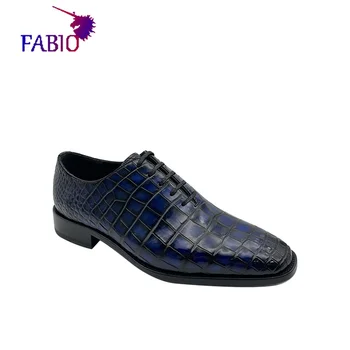 איטליה החדשה של outsole עור תנין עור Bruti סגנון הגברים עסקית רשמית נעליים מותאמות אישית של גברים עור אמיתי נעליים