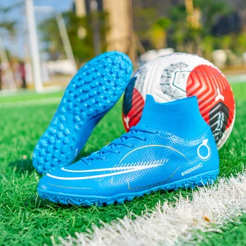 איכות Mbappé נעלי כדורגל עמיד קל נעלי כדורגל נוח הסיטוניים חיצונית סוליות נעלי ספורט מידות 35-45