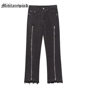 ארבע עונות Zipeer עיצוב האווירה היפ הופ גברים מכנסיים רחוב מיקרו הזיקוק במצוקה לשטוף זכר ג ' ינס מקרית באורך מלא מכנסיים
