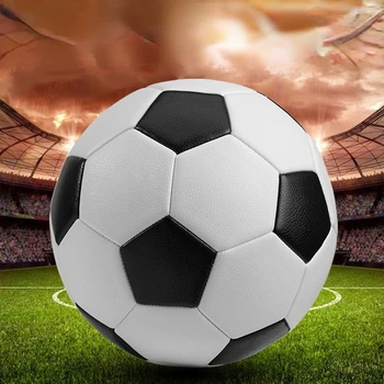בוגר מס ' 5 כדורגל מכונת תפור PVC באיכות גבוהה אימון כדורגל משחק כדור גומי אניה ובטיחות פיצוץ הוכחה