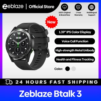[בכורה] Zeblaze Btalk 3 שעון חכם Ultra HD IPS התצוגה Bluetooth שיחות טלפון 24H בריאות 100+ ספורט מצבי Smartwatch