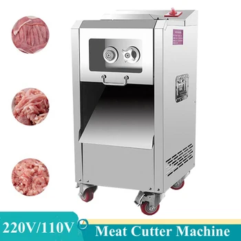 בשר מכונת חיתוך חשמלי בשר מבצעה תעשייתי בשר טרי לגרוס חיתוך מכונת חיתוך ירקות קאטר