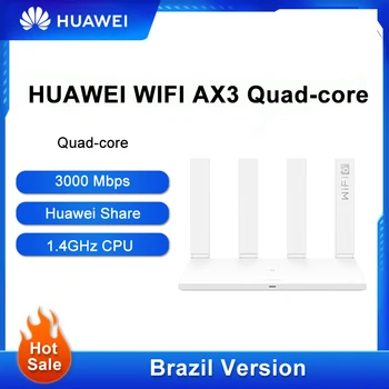 גלובל Eition Huawei AX3 PRO נתב Wifi 6 + 3000mbps Quad Core Wi-Fi הנתב האלחוטי Quad מגבר מהדר את נתב הרשת
