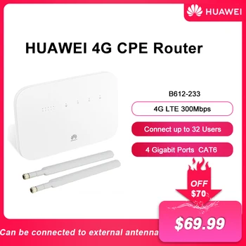 גלובל Huawei 4G הנתב 2 Pro B612-233 B612s-25d B612-533 B618s-22d נתב 4G LTE Cat6 300Mbps CPE נתב 4G הנתב האלחוטי