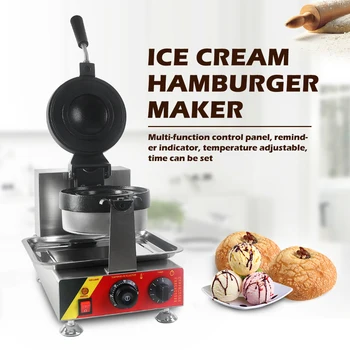 גלידה, המבורגר להכנת המבורגר ג ' לאטו הטוסטר, מכונת וואפל אפייה מכונת Semlor Paczki Krapfen בייקר ממולאים בורגר