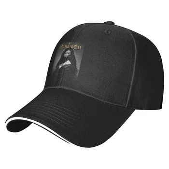 דיאנה זמר רוס כובע בייסבול כריך כובע יוניסקס קלאסי אבא הכובע חיצוני ספורט מתכוונן Casquette שחור