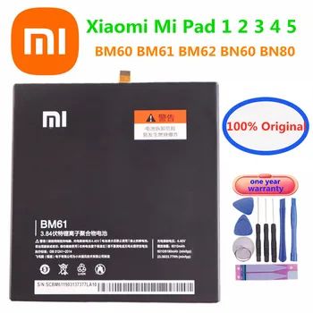 חדש 100% Orginal לוח סוללה BM60 BM61 BM62 BN60 BN80 עבור Xiaomi Pad 1 2 3 4 5 Mipad 1 2 3 4 5 החלפת סוללות + כלים