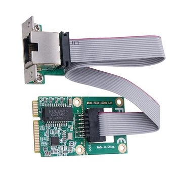 חדש Mini PCI-E כרטיס רשת 1000Mbps Ethernet NIC מתאם RTL8111F PCI Express 10/100/1000M RJ45 LAN