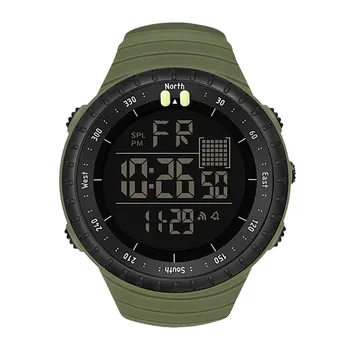 חדש SYNOKE שעונים של גברים הגעה חדשה יוקרה שעון יד צבאי שעון ספורט גדול מסך עמיד למים LED דיגיטלי זכר השעון