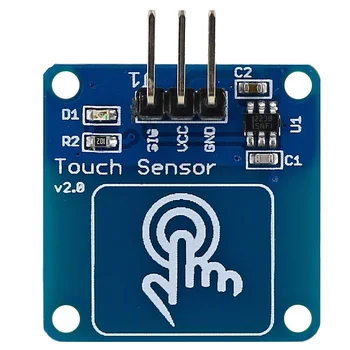 חיישן מגע מגע מודול מתג TTP223B דיגיטלי מגע קיבולי מודול להגדיל את מעגל מסנן יציב יותר עבור Arduino