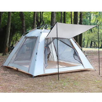 חיצונית נהיגה עצמית נסיעות קמפינג אוהל אוטומטי מהיר-פתח אוהל נייד אטים לגשם שמש-הוכחה אוהל מחסה-שמש