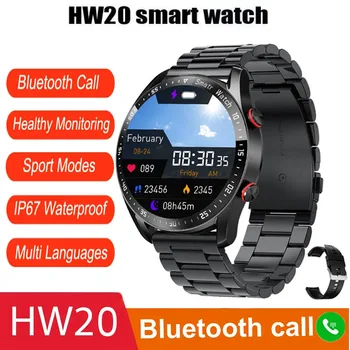 חכם ספורט כושר גשש Hw20 שעון חכם איש ספורט אק ג ו-Ppg עסקים Bluetooth שיחה Smartwatch עבור גברים, נשים, Smartwatch