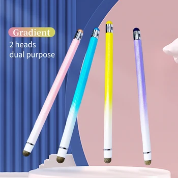חלק 2 ב-1 עט עבור iPhone, לוח iPad מגע קיבולי העיפרון עבור Samsung טלפון אנדרואיד ציור מסך מגע העיפרון