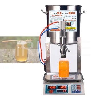 חצי-אוטומטי מותק קנינג מכונת יוגורט חלב קנינג מכונת צמיגה נוזלי כמותית מכונת מילוי