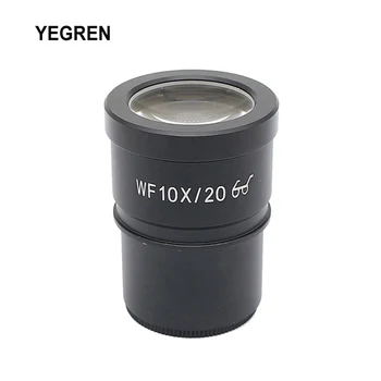 חתיכה אחת WF10X/22 WF10X/20 עינית עבור סטריאו מיקרוסקופ גבוהה עין-נקודת מלא מצופה אופטי עדשה Ocular WF10X 10 X 30mm 30.5 מ 