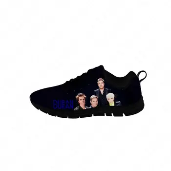 להקת דוראן דוראן נמוכה העליונה נעלי Mens Womens נער נעליים מזדמנים נעלי ריצה הדפסת 3D לנשימה משקל הנעל
