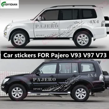 מדבקות לרכב על Pajero ספורט V93 V97 V73 הגוף החיצוני שונה אופנה off-road מותאם אישית מדבקות אביזרים