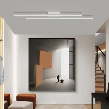 מודרני מינימליסטי יצירתי דק רצועת נברשות אולם הכניסה למסדרון האור נורדי הביתה במלתחה, מרפסת במעבר אור