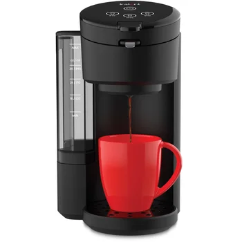 מיידי סולו 2-in-1 יחיד לשרת מכונת קפה עבור K-כוס תרמילי הקרקע בר קפה מרובים קפסולת אספרסו Cafetera,שחור