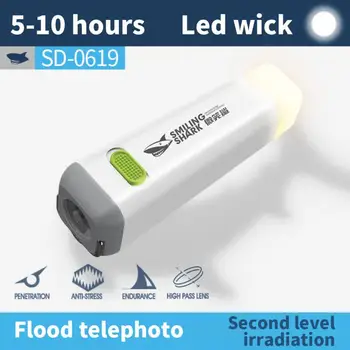 מיני לפידים חזק פנס LED אור חירום נטענת USB הבזק אור עמיד למים חיצוני קמפינג עובד אור