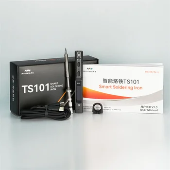 מלחם TS 101 65W דיגיטלי חשמלי מלחם LCD Programable תצוגת טמפרטורה מתכווננת הספק גבוה ריתוך ברזל
