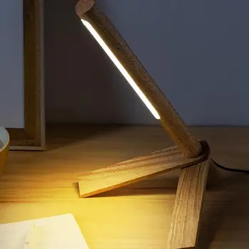 מנורת שולחן מנורת שולחן LED מקור אור מחקר Dimmable במשרד אור מנורת הלילה 3-רמות בהירות בלילה אור מנורת הקריאה