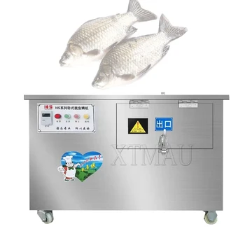 מסחרי נירוסטה דגים בקנה מידה מגרד אוטומטי להסיר דגים בקנה מידה מכונה חשמלית גירוד דגים בקנה מידה הבורא 220V