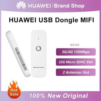 מקורי Huawei USB Dongle K5161 Wireless WiFi נתב 150Mbps מודם סטיק פס רחב נייד 4G LTE כיס נקודה חמה PK HUAWEI E3372