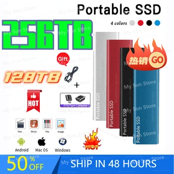 מקורי חדש מ 2 מצב מוצק דיסק קשיח 256TB קיבולת גבוהה SSD USB3.1/Type-C מהירות גבוהה נייד SSD 500GB כונן קשיח חיצוני