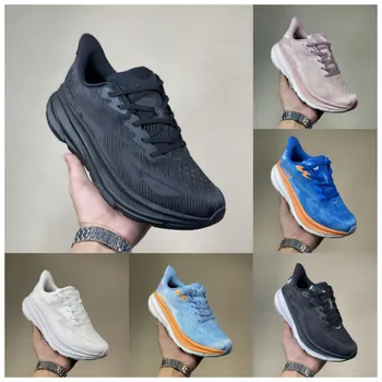 מקורי קליפטון 9 גברים נשים מהונדס רשת עליון מקצועי מרתון נעלי ריצה קלאסיות נמוך נעלי ספורט ממקרי נעל התעמלות.