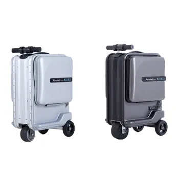 משלוח חינם 1pc נסיעות המזוודה האלה המזוודה airwheel עם נשלפת כוח הבנק Batte SE3mini