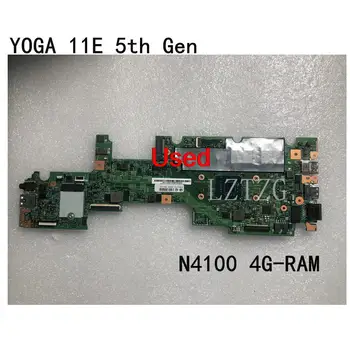משמש Lenovo ThinkPad Yoga 11e 5th Gen מחשב נייד לוח mainboard CPU N4100 4G FRU 02DC243