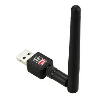 מתאם WiFi USB אלחוטי מתאם 5.8 GHz/2.4 GHz Single Band 150Mbps USB מתאם 2dBi חיצוני אנטנות תומך XP