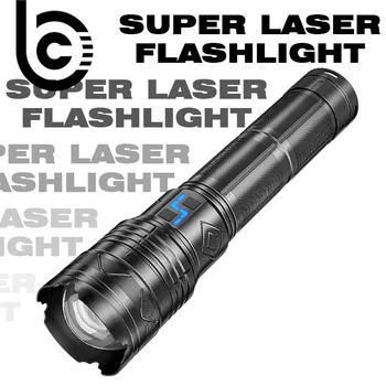סופר מואר דה לונגו alcance poderoso lanterna LED טיפו-c USB Rechargeable24000mAh/11200mAh טוצ ' ה לוז