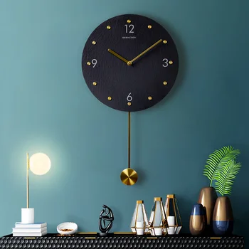 סקנדינביה קלאסי שעון קיר עיצוב יצירתי יוקרה המשרד שעון קיר חדר השינה השקטה רלו דה ונקייה פארא סאלה הסלון תודה