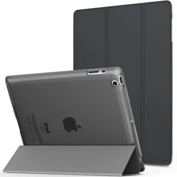 עבור iPad 2 תיק דגם A1395 A1396 A1397 קל מעטפת שקופה חלבית כיסוי אחורי לאייפד 234 תצוגת רשתית ער/שינה